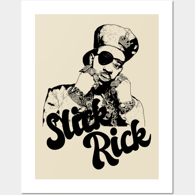 Slick Rick 80s Style classic Wall Art by Hand And Finger